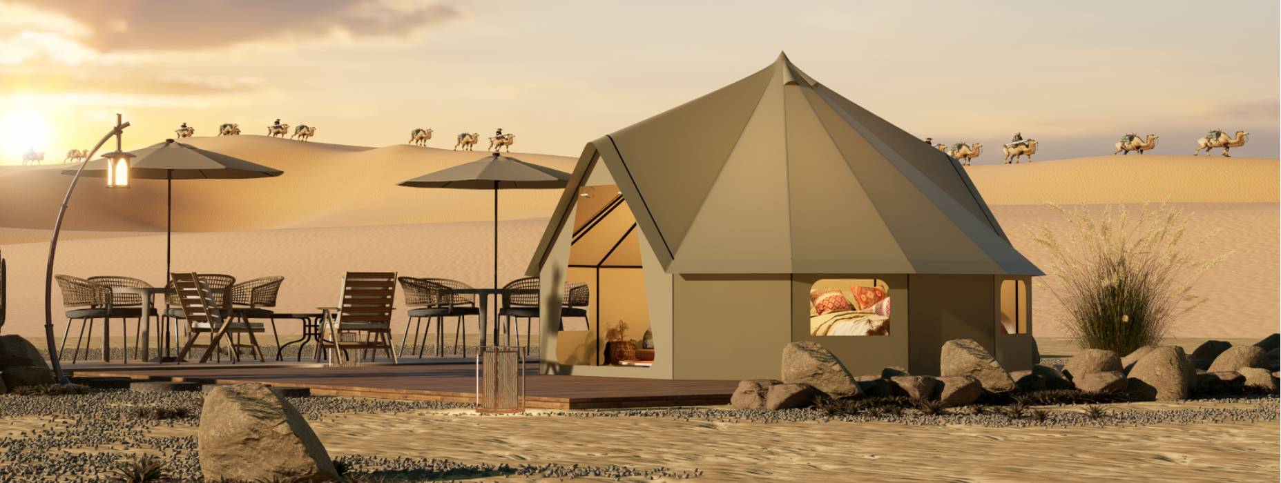 富川露营酒店帐篷产品